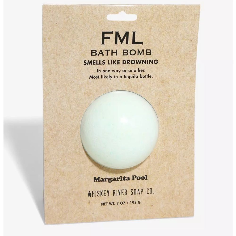 5/$25 Whiskey River Soap Co. FML Bath Bomb Margarita Pool NWT